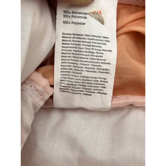 Kipling Nylon Seoul Challenger Peachy Coral BP4227 Monkey Fob Medium Backpack - Picture 16 of 16